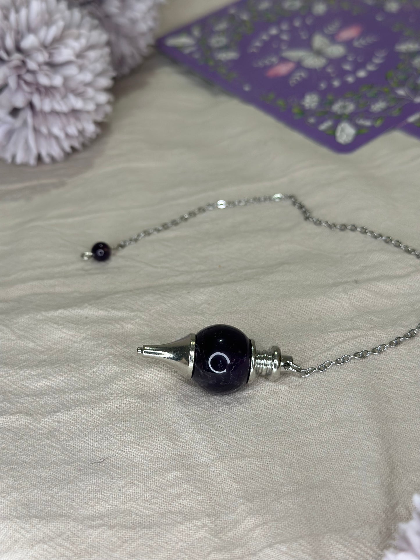 Pendule Sphère Améthyste | Intuition & Clarté - DENILYA