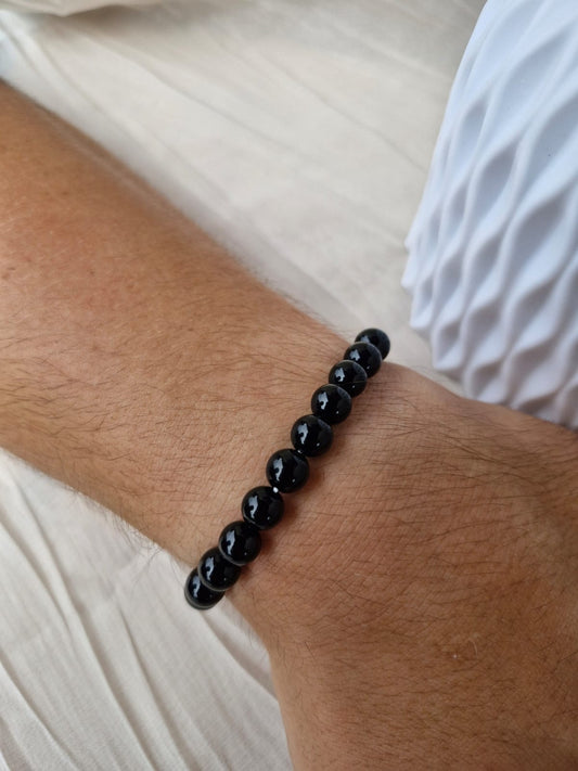 Bracelet Obsidienne Noire – Protection & Libération
