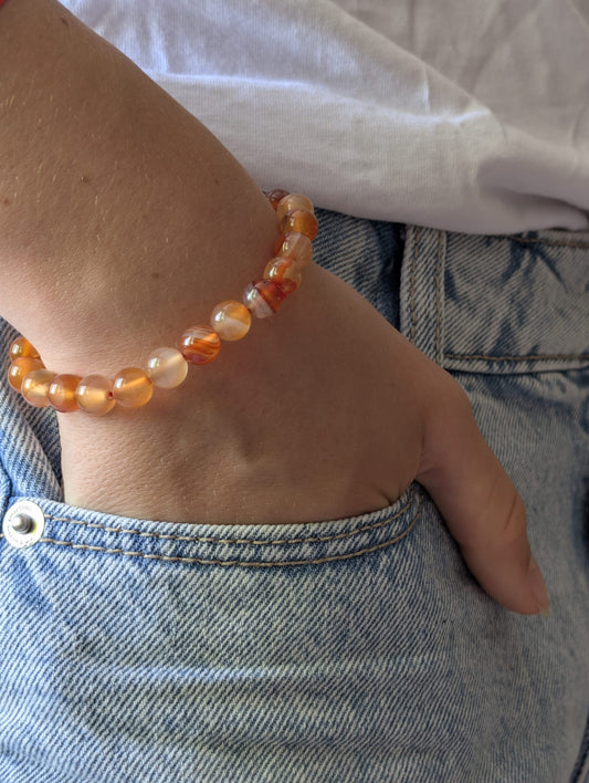 Bracelet Cornaline | Énergie & Confiance