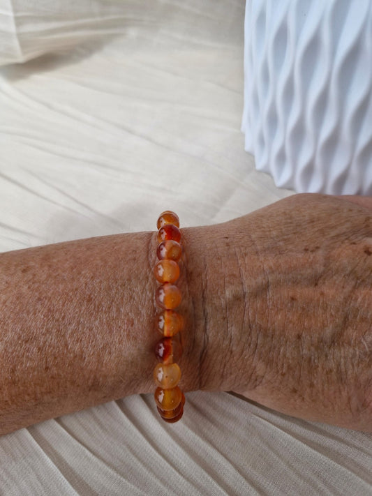 Bracelet Cornaline – Énergie & Confiance