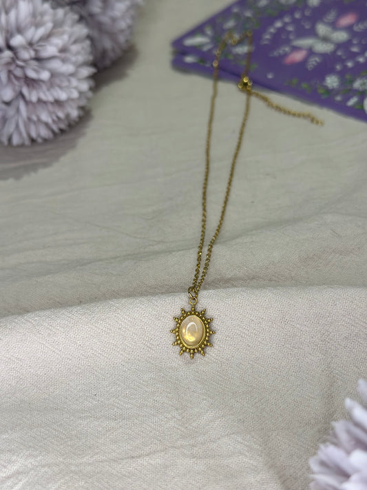 Collier Soline Quartz Rose | Douceur & Harmonie