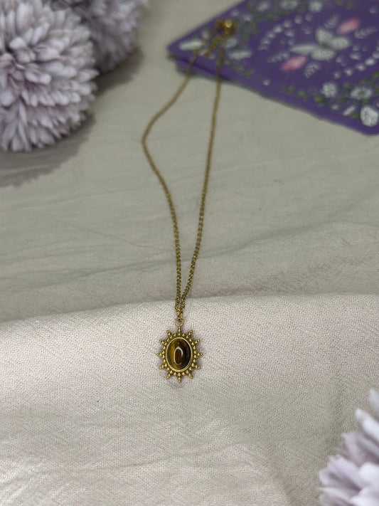 Collier Soline Œil de Tigre | Confiance & Protection