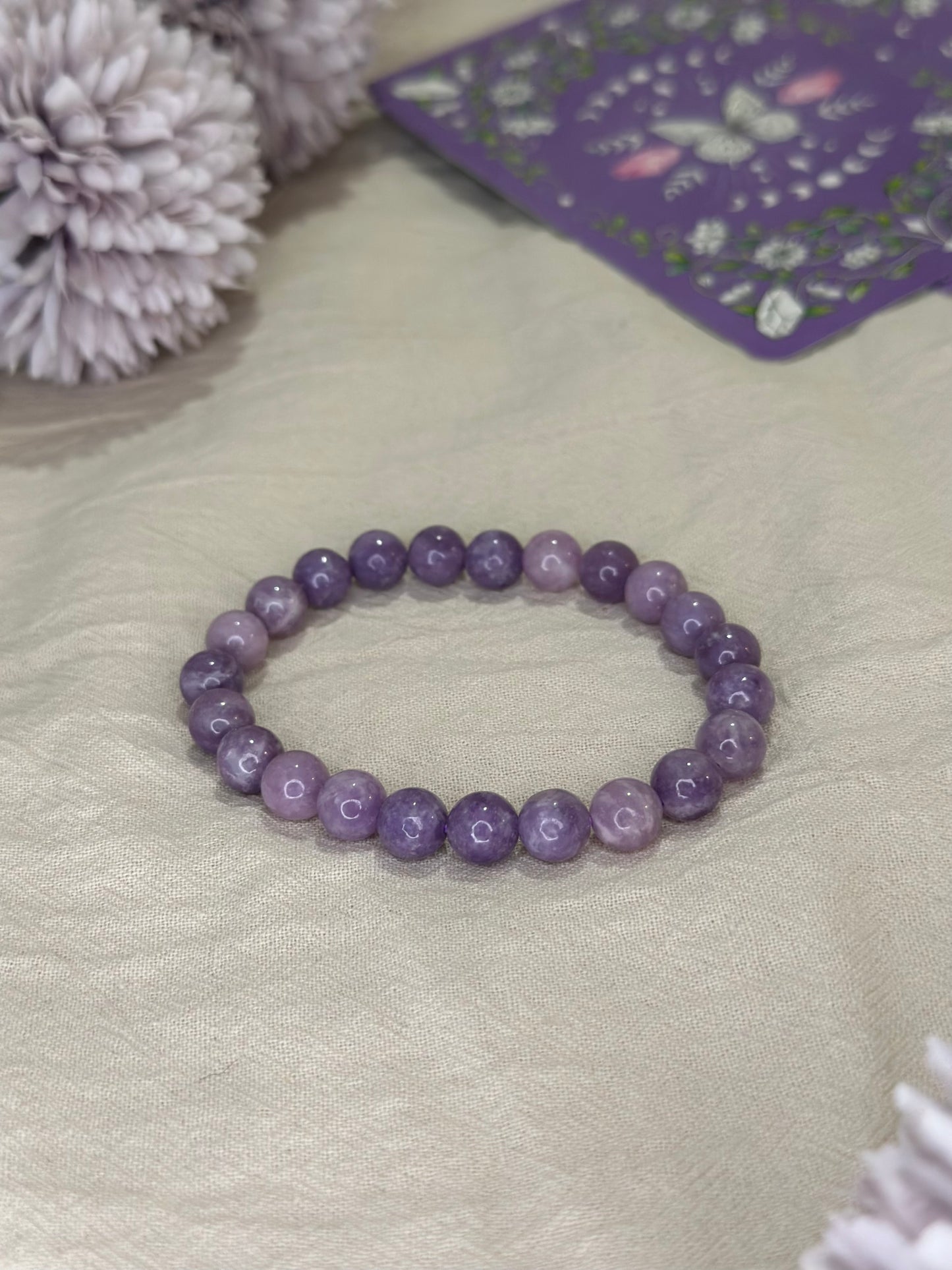 Bracelet Lépidolite | Apaisement & Équilibre