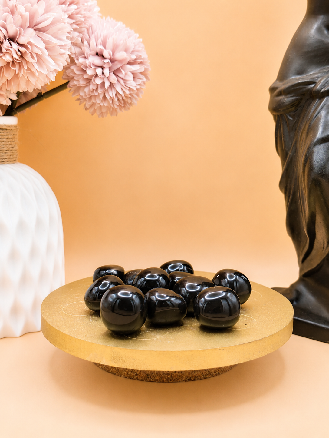 Pierre Roulée Obsidienne Noire | Ancrage & Protection