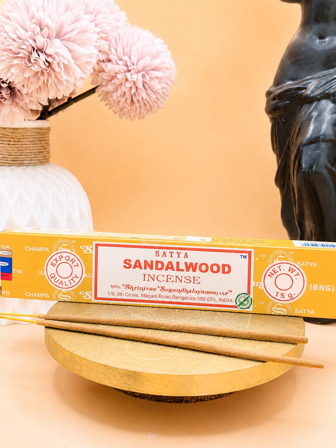 Encens Satya – Santal | Méditation & Sérénité