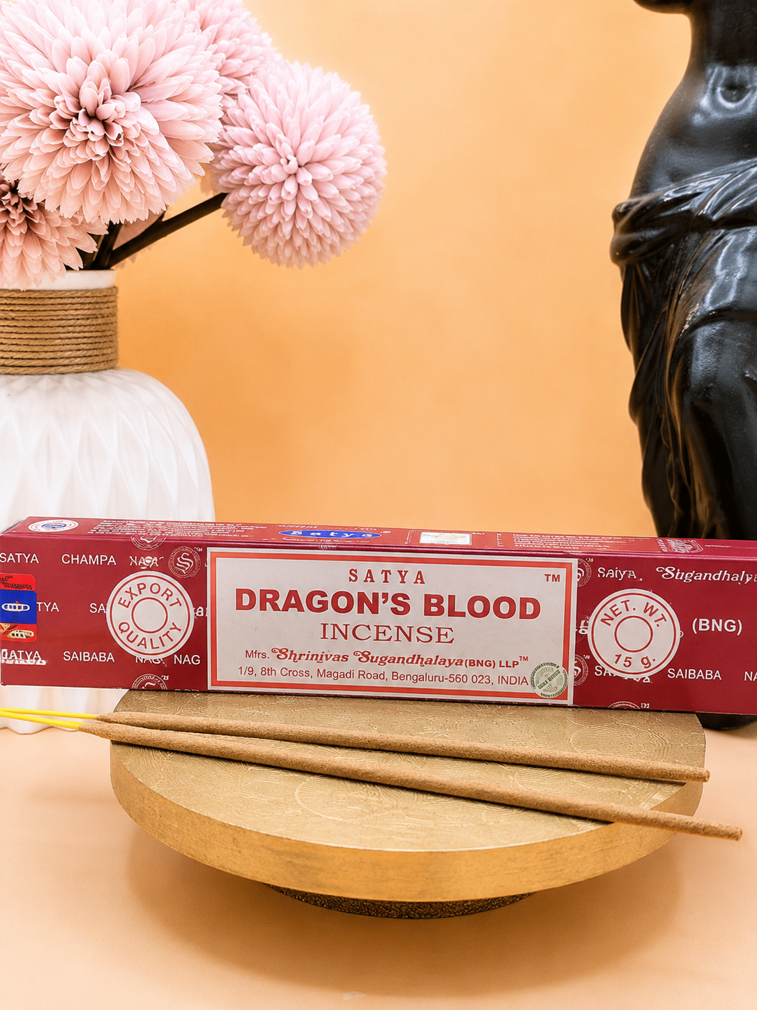 Encens Satya – Sang de Dragon | Protection & Puissance