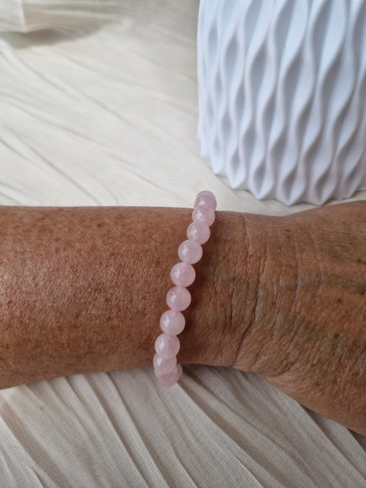 Bracelet Quartz Rose – Amour & Douceur