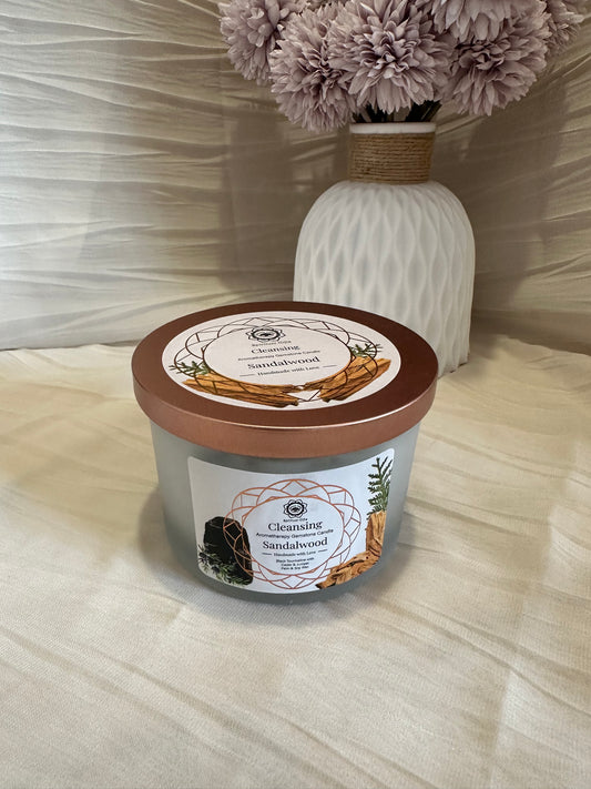 Bougie Nettoyage – Tourmaline Noire & Bois de Santal | Green Tree