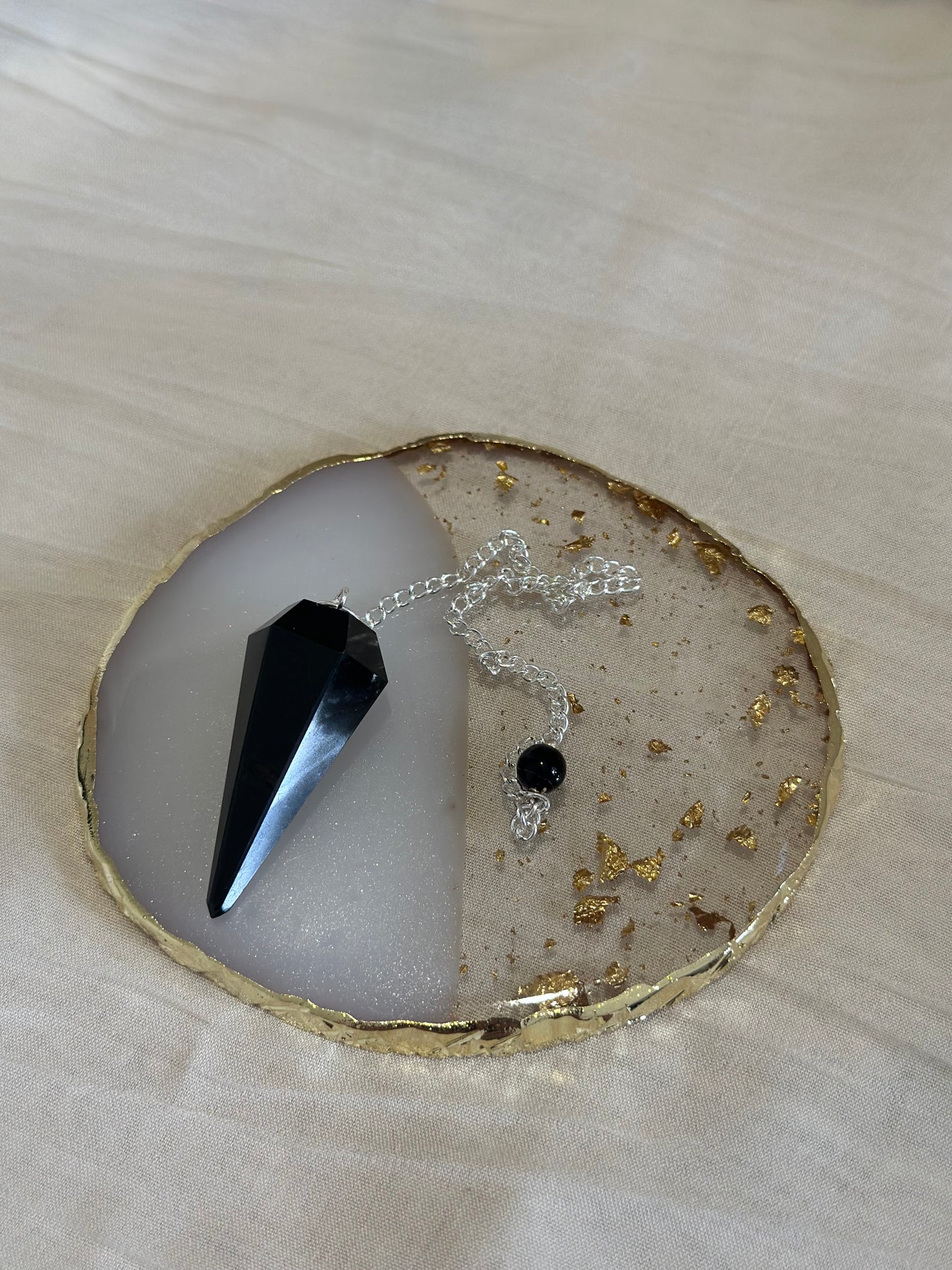 Pendule Hexagonal Onyx