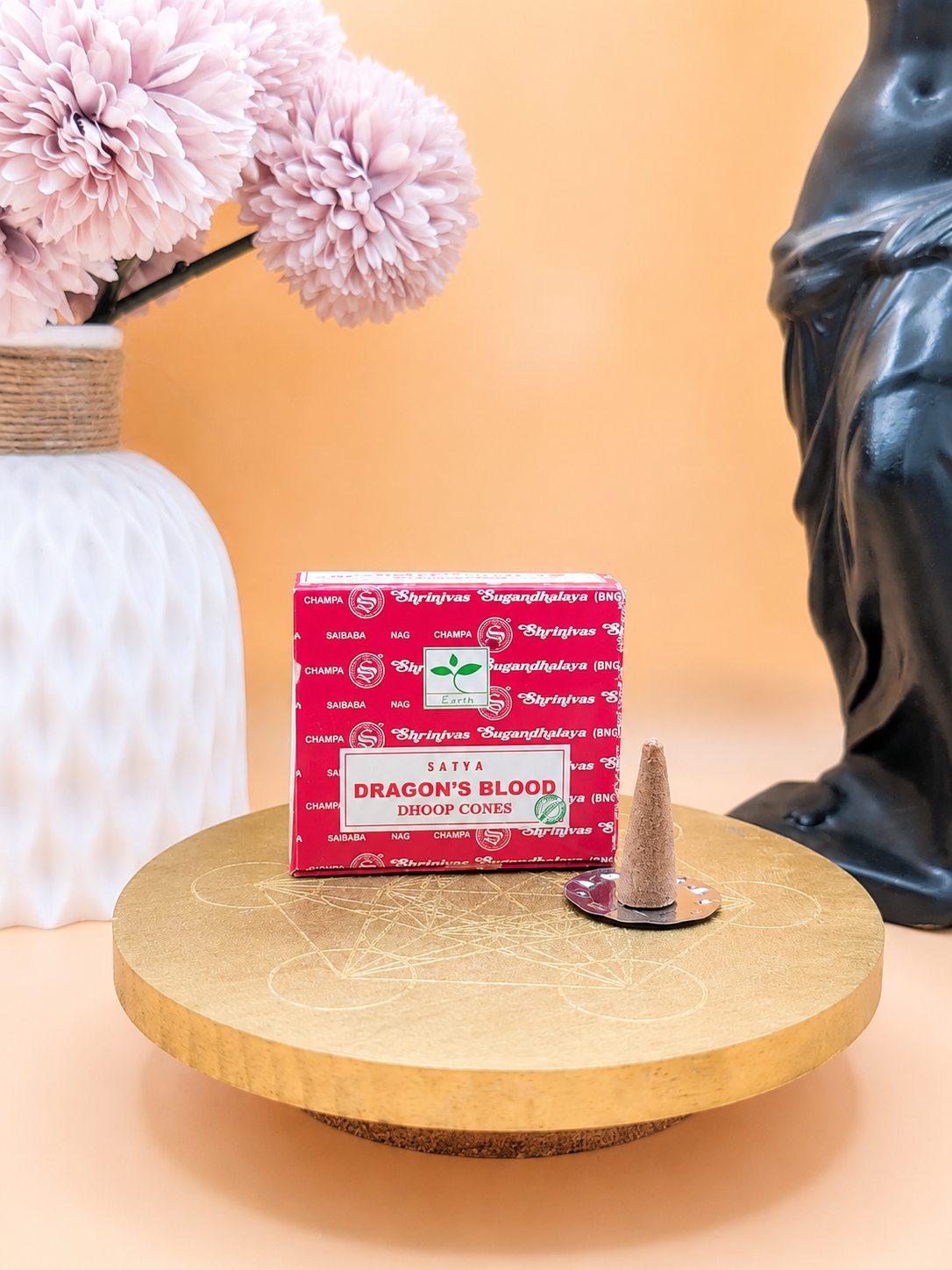 Encens Satya Cônes – Sang de Dragon | Protection & Purification