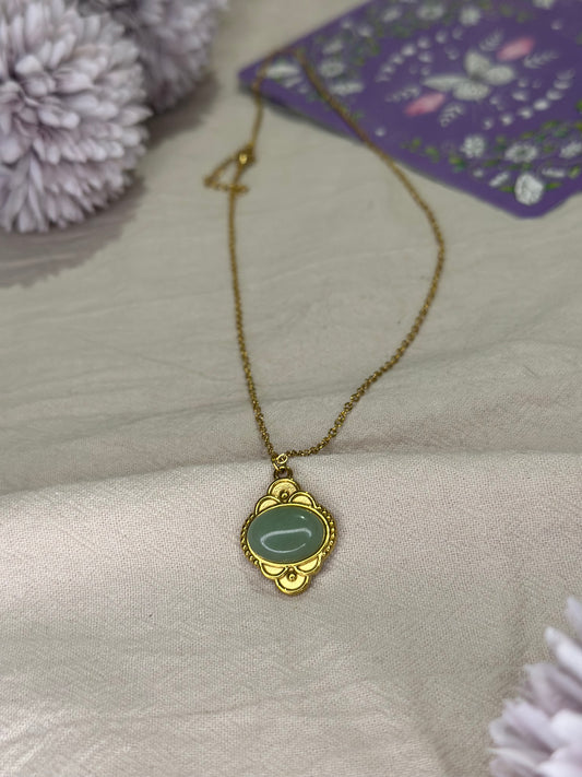 Collier Zola Aventurine Verte | Harmonie & Chance
