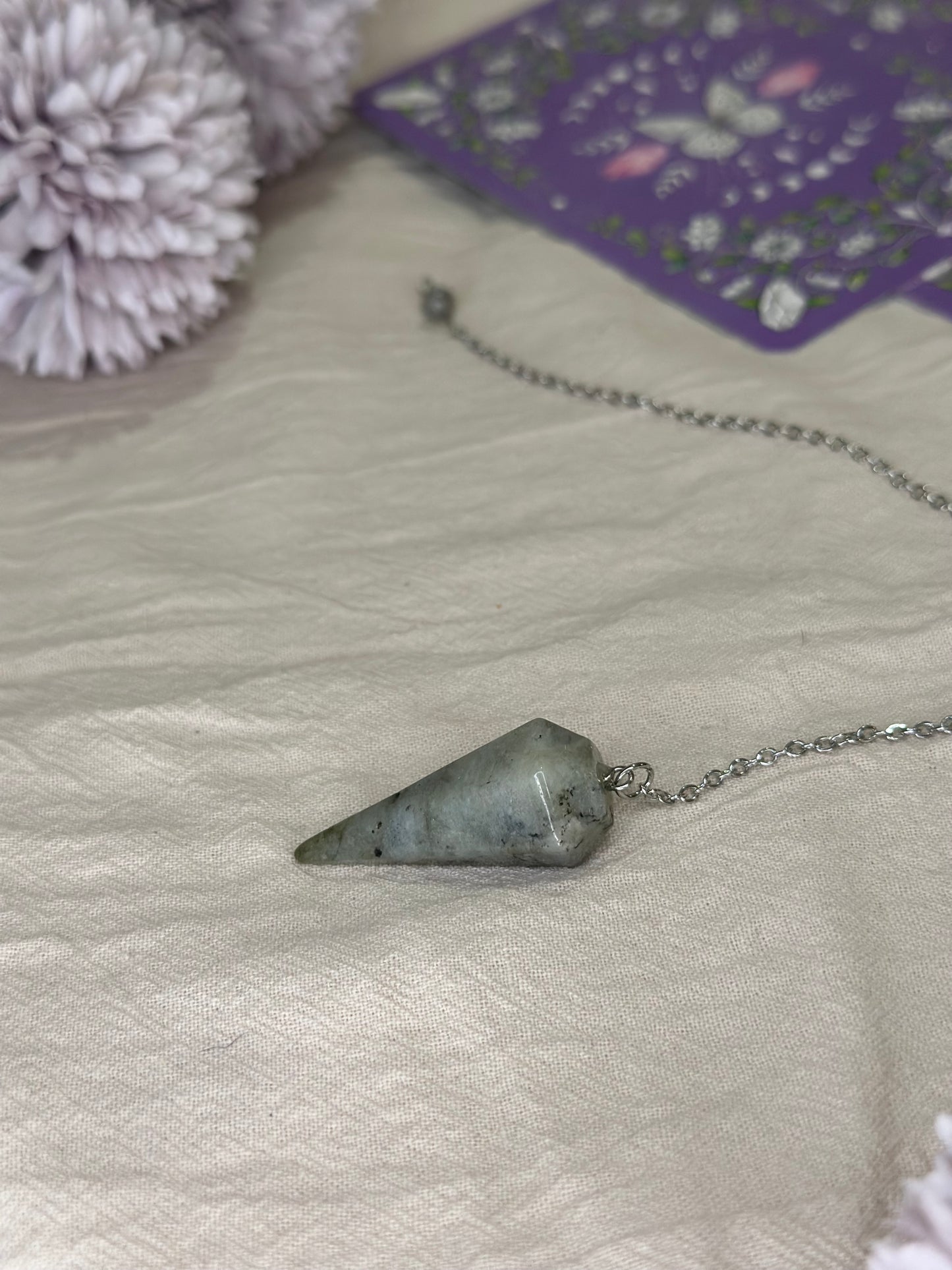 Pendule Hexagonal Labradorite | Protection & Intuition - DENILYA