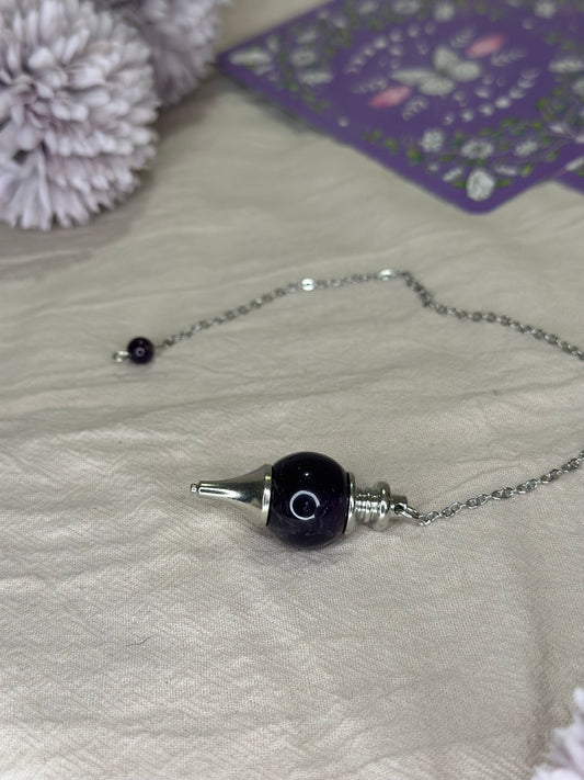 Pendule Sphère Améthyste | Intuition & Clarté - DENILYA