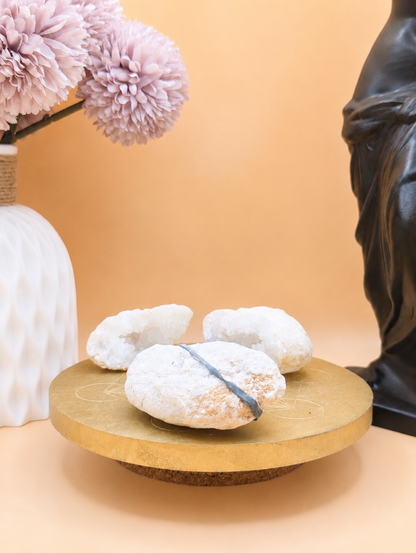 Géode Cristal de Roche | Pureté & Rechargement