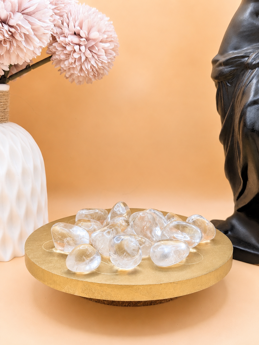 Pierre Roulée Cristal de Roche | Apaisement & Purification