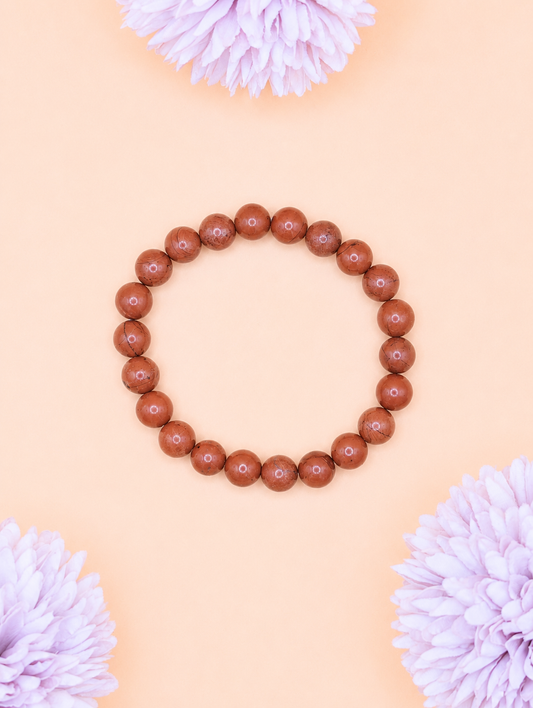 Bracelet Jaspe Rouge | Vitalité & Ancrage