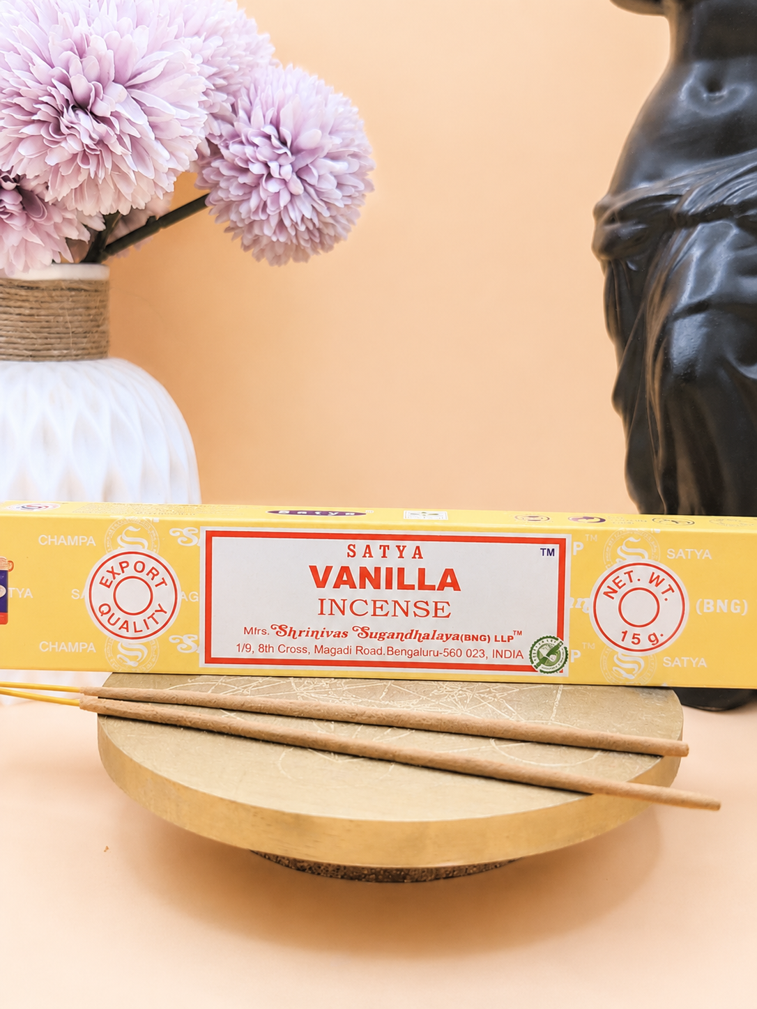 Encens Satya – Vanille | Douceur & Réconfort