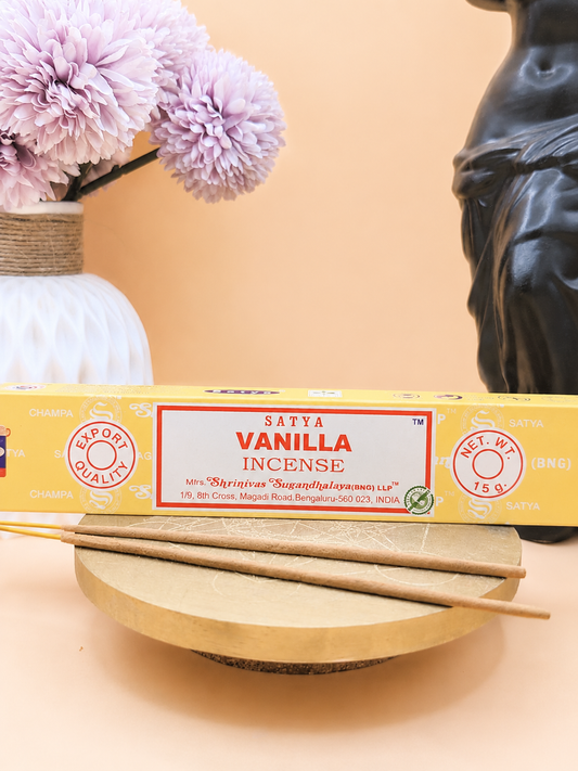 Encens Satya – Vanille | Douceur & Réconfort
