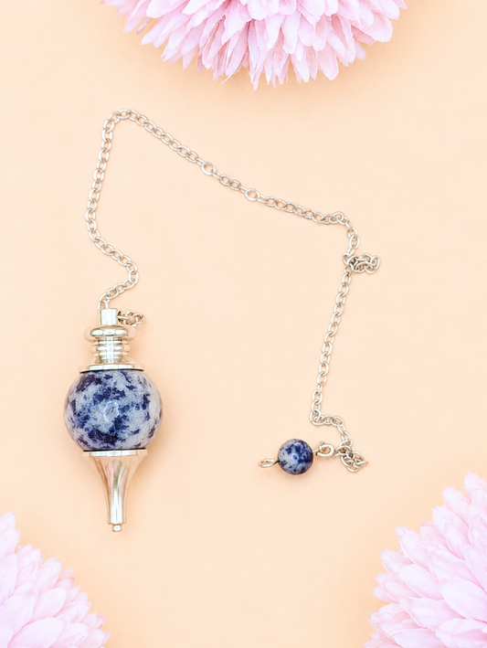 Pendule Sphère Sodalite | Clarté & Intuition
