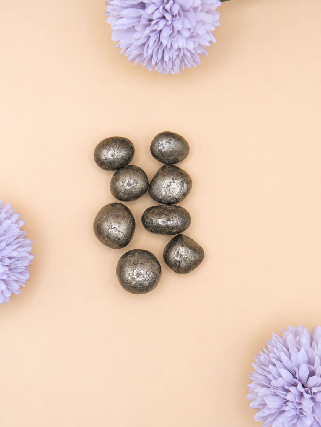 Pierre Roulée Pyrite | Confiance & Abondance