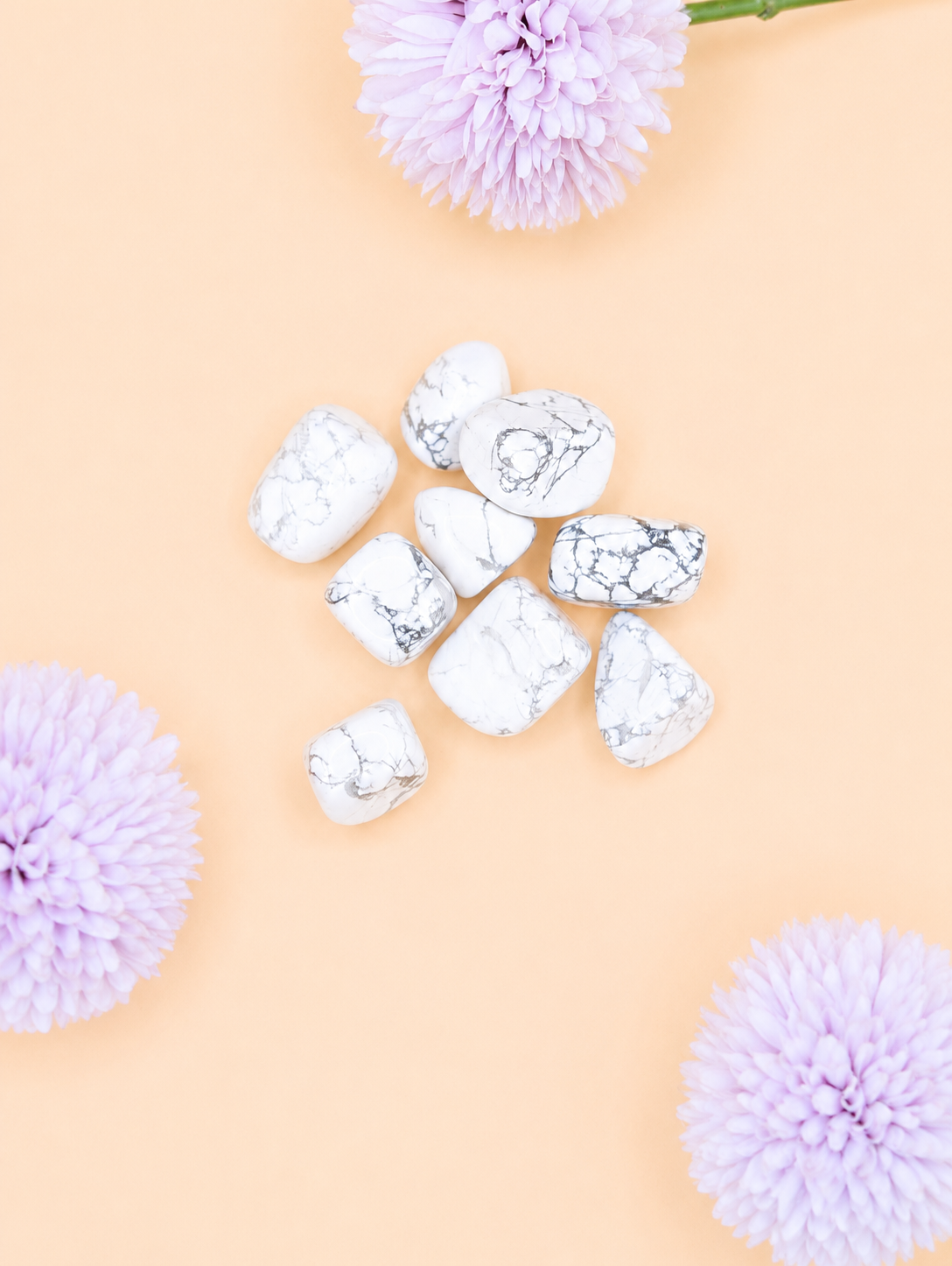 Pierre Roulée Howlite | Apaisement & Stabilité