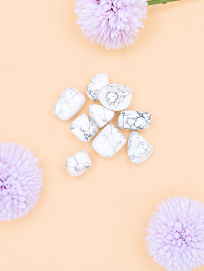 Pierre Roulée Howlite | Apaisement & Stabilité