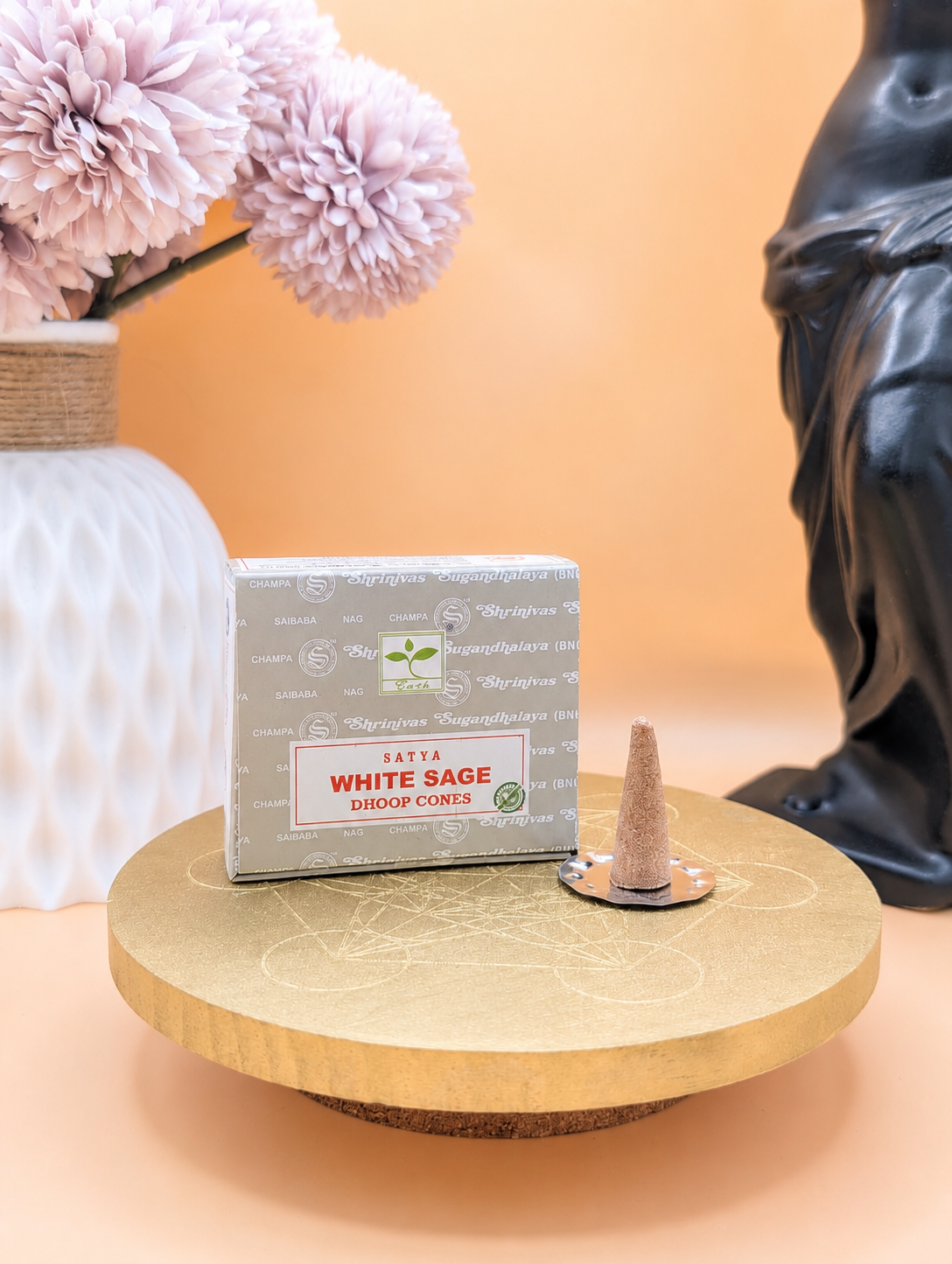 Encens Satya Cônes – Sauge Blanche | Purification & Renouveau