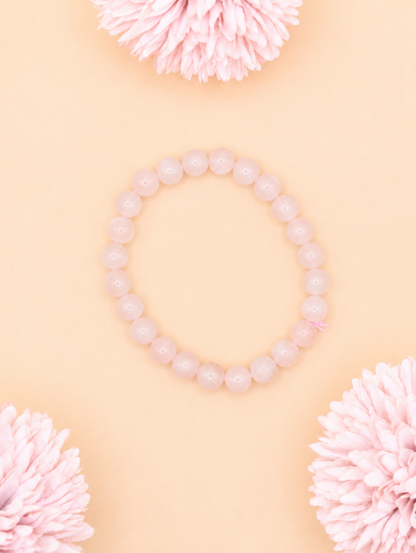 Bracelet Quartz Rose | Amour & Douceur