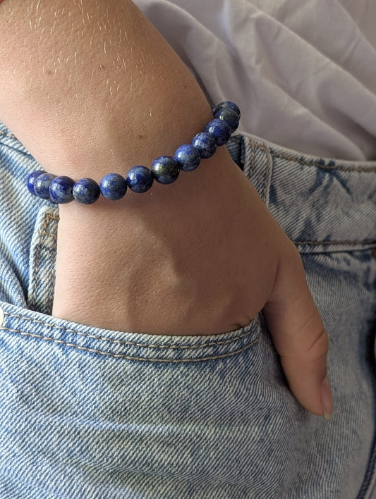 Bracelet Lapis Lazuli | Sagesse & Expression