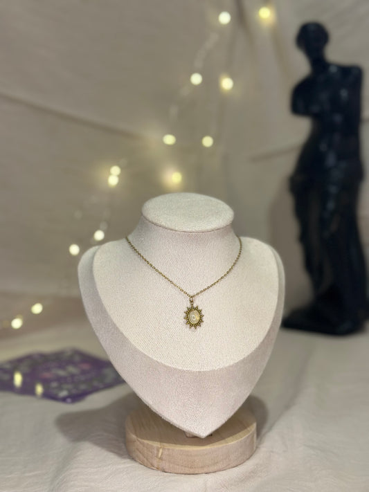 Collier Soline Cristal de Roche | Clarté & Harmonie