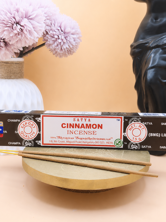 Encens Satya – Cannelle | Énergie & Dynamisme
