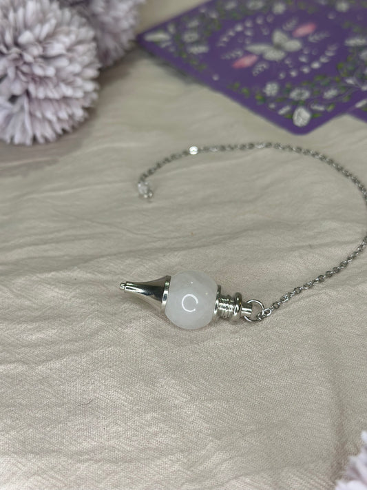 Pendule Sphère Cristal de Roche | Clarté & Amplification - DENILYA