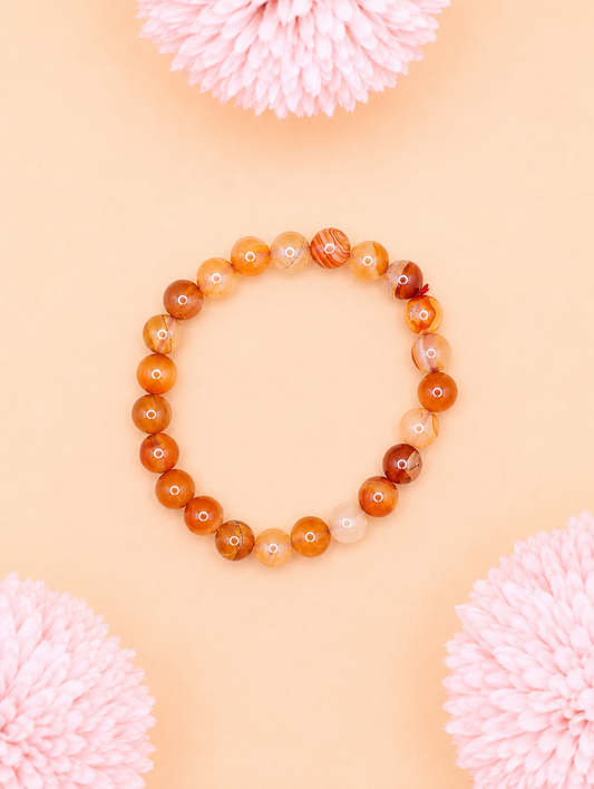 Bracelet Cornaline | Énergie & Confiance