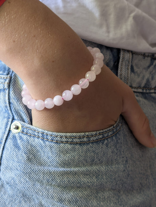 Bracelet Quartz Rose | Amour & Douceur