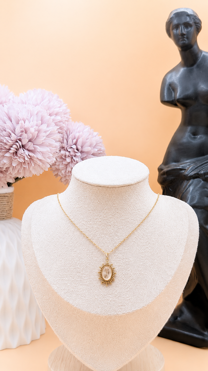 Collier Soline Cristal de Roche | Clarté & Harmonie