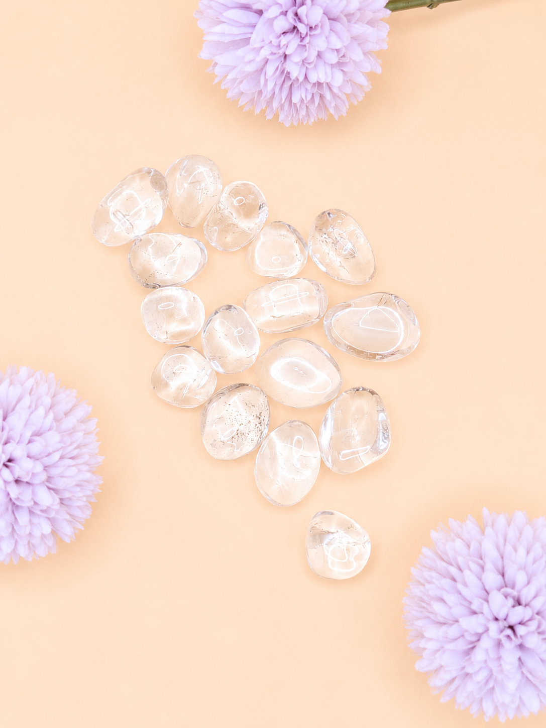 Pierre Roulée Cristal de Roche | Apaisement & Purification