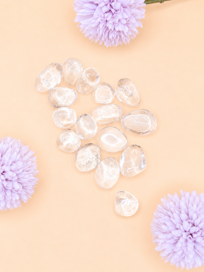 Pierre Roulée Cristal de Roche | Apaisement & Purification