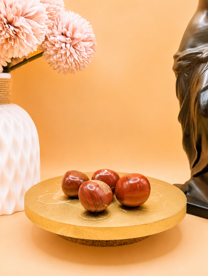 Pierre Roulée Jaspe Rouge | Force & Vitalité