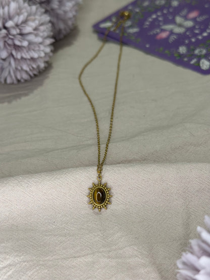 Collier Soline Œil de Tigre | Confiance & Protection