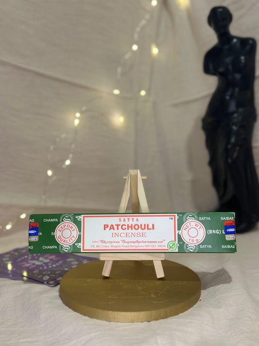 Encens Satya – Patchouli | Ancrage & Réconfort