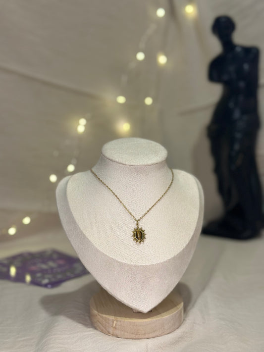 Collier Soline Œil de Tigre | Confiance & Protection