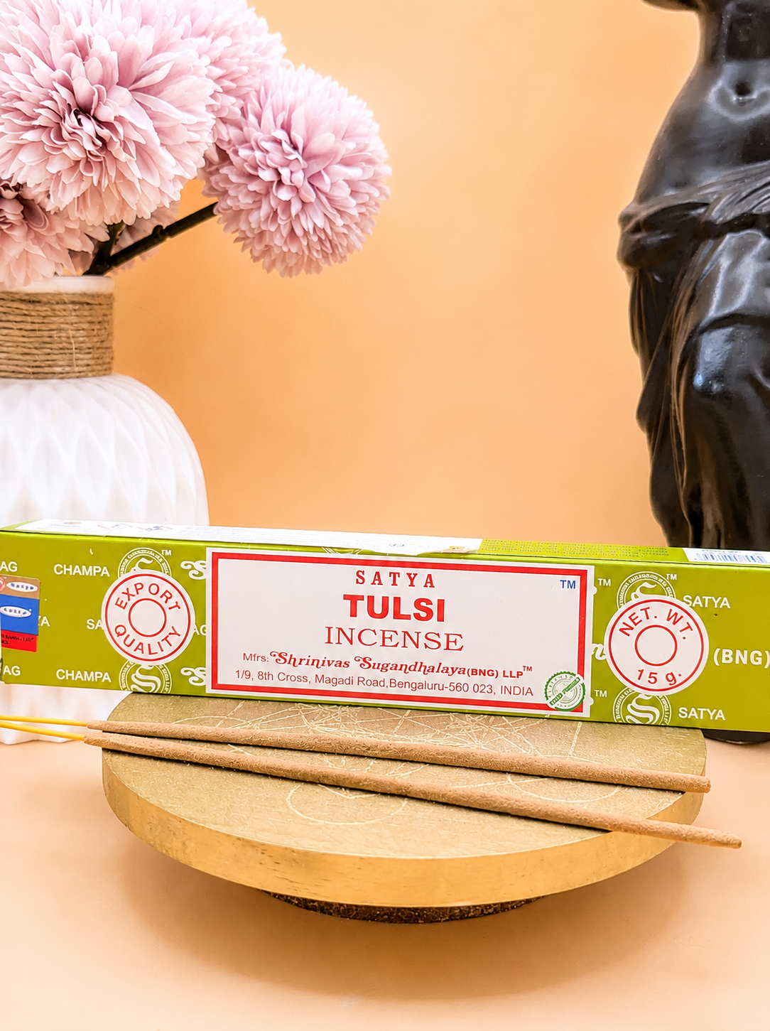 Encens Satya – Basilic | Purification & Vitalité