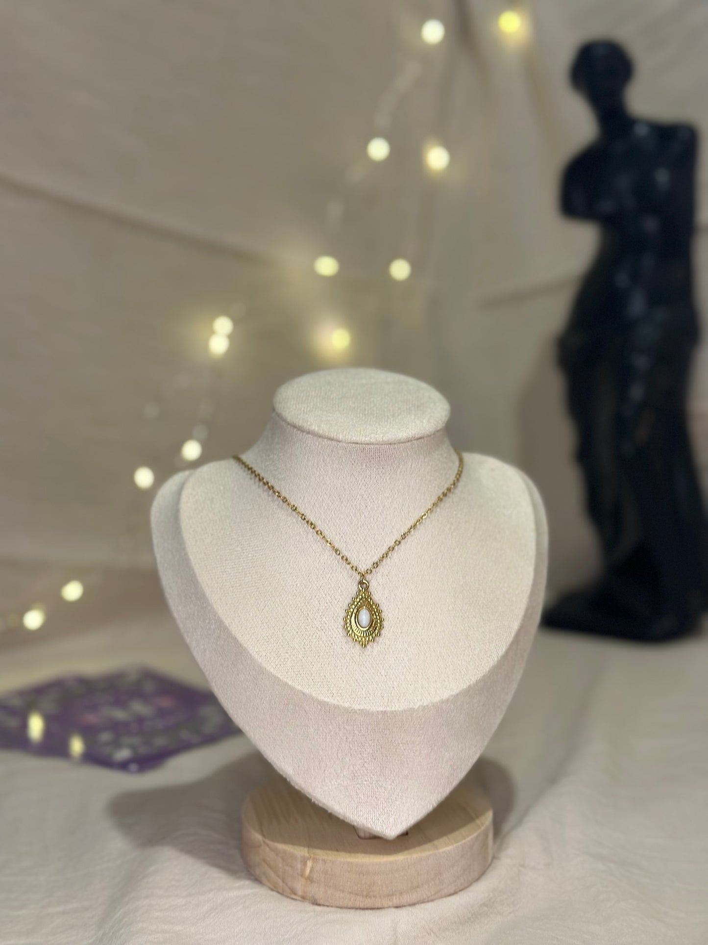 Collier Gloria Péristérite | Intuition & Féminité