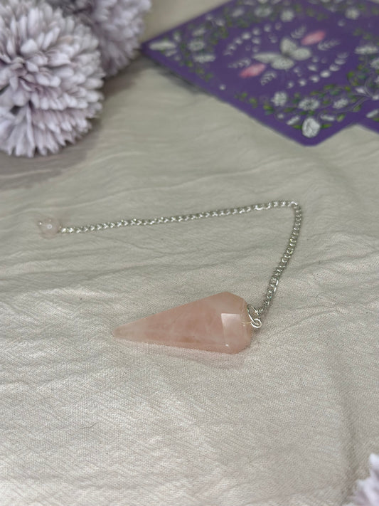 Pendule Hexagonal Quartz Rose | Intuition & Harmonie - DENILYA
