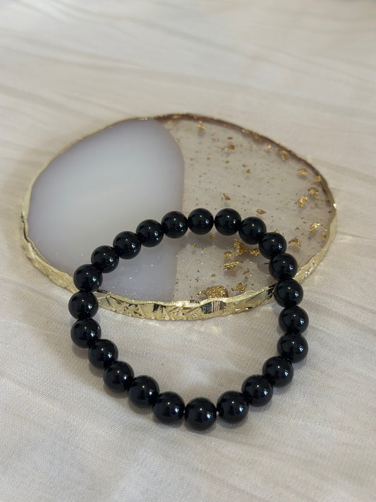 Bracelet Onyx – Lucidité & Ancrage