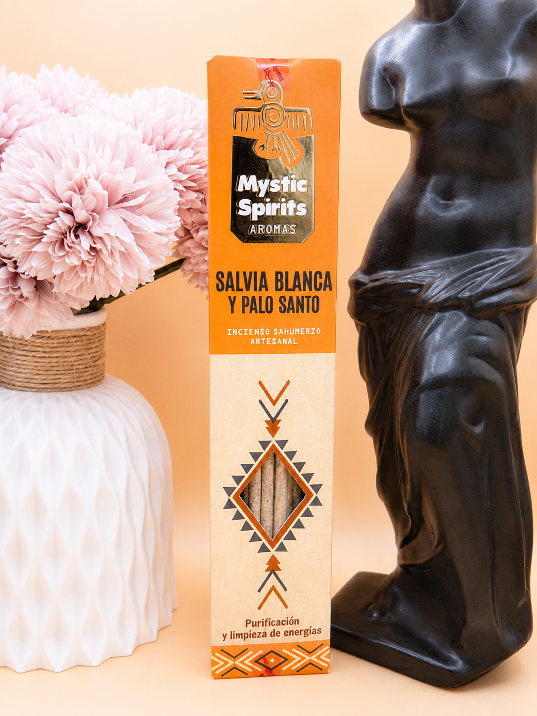 Encens Mystic Spirits Sauge Blanche & Palo Santo | Purification & Harmonie