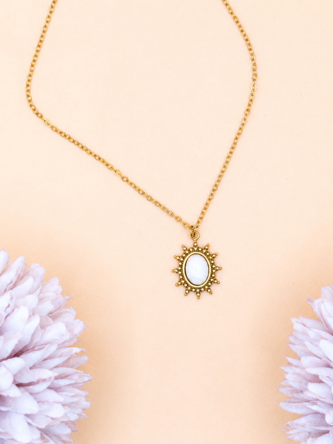 Collier Soline Howlite | Apaisement & Sérénité