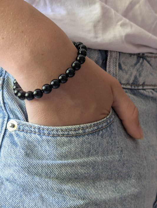 Bracelet Onyx | Force & Stabilité