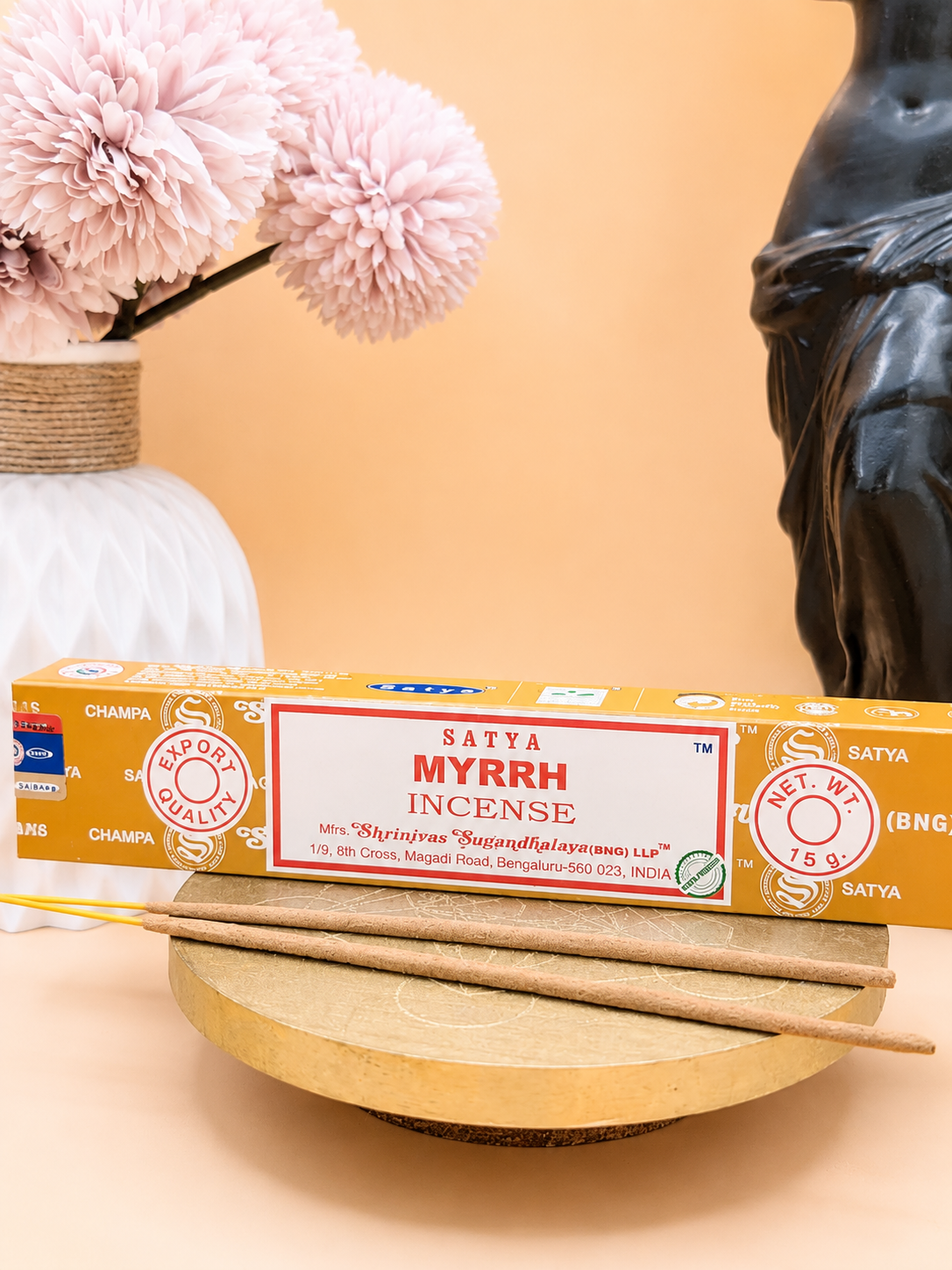 Encens Satya – Myrrhe | Purification & Méditation