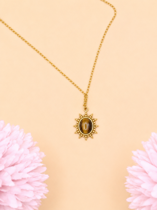 Collier Soline Œil de Tigre | Confiance & Protection